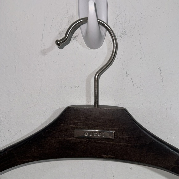 Gucci wooden hanger coat pants suit jacket‎ heavy duty - Picture 3 of 6